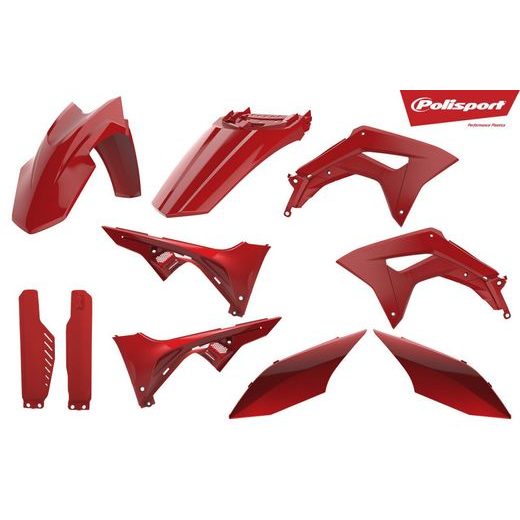 Set plastik POLISPORT 90846 rdeč