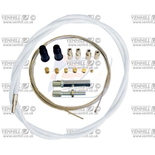Univerzalni set za zajlo za plin (gas zajla) Venhill U01-4-100-WT 6mm OUTER (1.35m) Bela