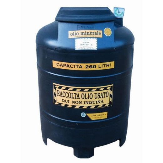 Exhaust oil recovery and stocking tank LV8 EIO-ECOIL260N 300 lt