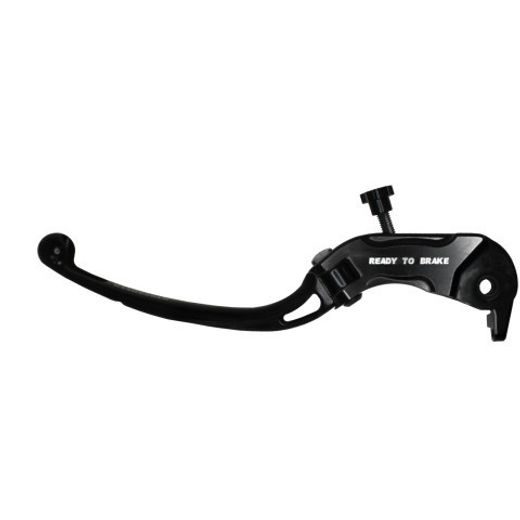 Ročica sklopke ACCOSSATO LV033 in Aluminium For Clutch Master Cylinder Ready To Brake črna