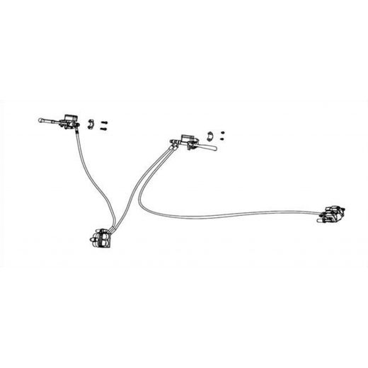 Brake assembly HORWIN 26000-EK3-E00 front and rear EK3
