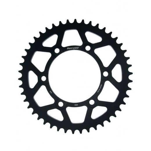 Rear ALU sprocket SUPERSPROX RAL-480:46-BLK črna 46T, 525