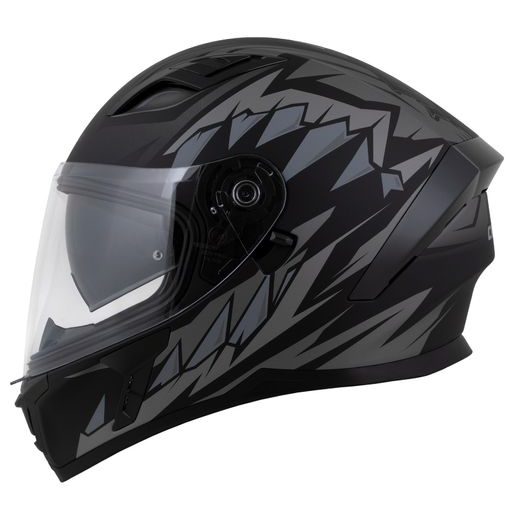 Integralna čelada CASSIDA Orbit Strix black matt, gray 2XL
