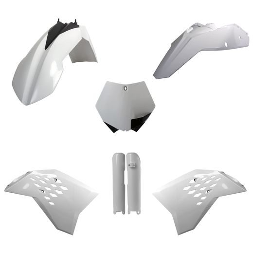 Set plastik POLISPORT 91438 White KTM