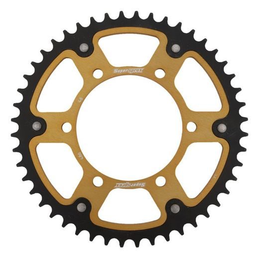 Rear sprocket SUPERSPROX STEALTH RST-486:48-GLD zlata 48T, 520