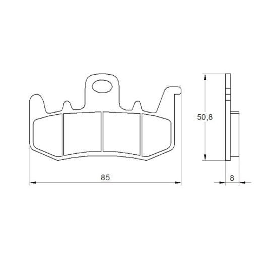 Zavorne obloge ACCOSSATO AGPA177 EV2
