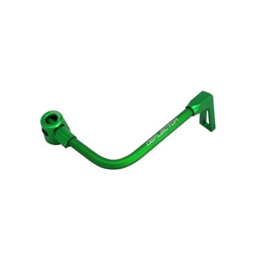 Lever guard ACCOSSATO DE001 with green hose and joint right, aluminium