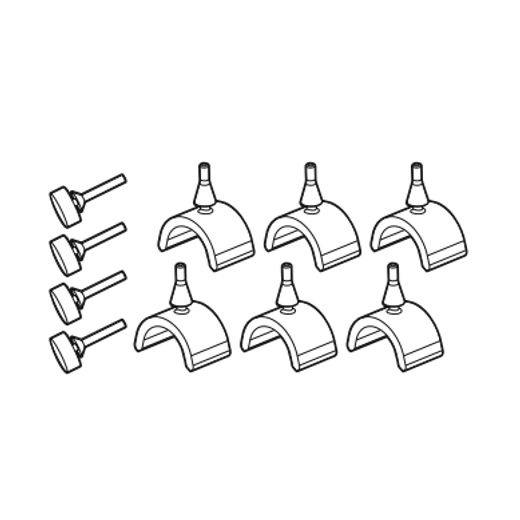 Rubber set SHAD D1B23GOR for SH23