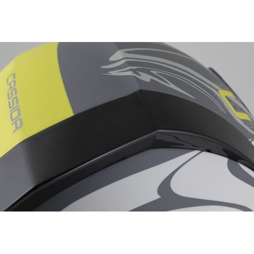 Integralna čelada CASSIDA Orbit Multivers gray matt,gray,yellow fluo,black L