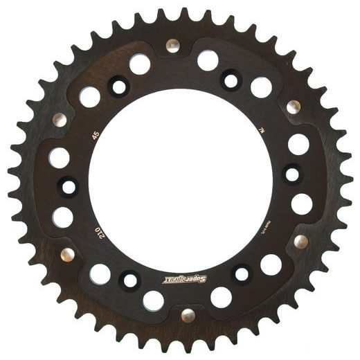 Zadnji verižnik (zobnik) SUPERSPROX STEALTH RST-210:45-BLK črna 45T, 520