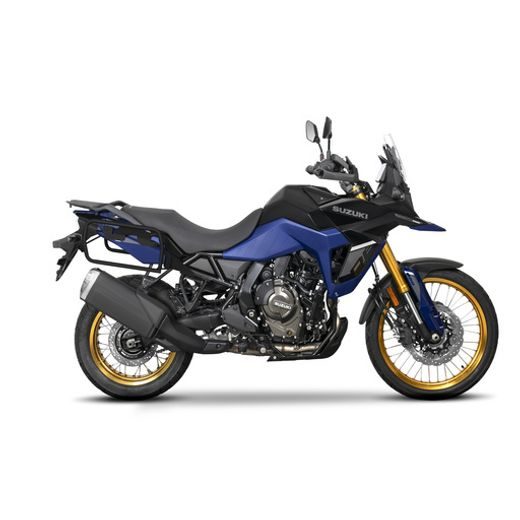 Set of SHAD TERRA TR40 adventure saddlebags, including mounting kit SHAD SUZUKI V-STROM 800 DE