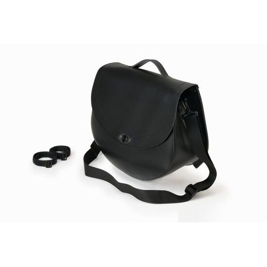 Leather saddlebag CUSTOMACCES HD AP0008N črna right
