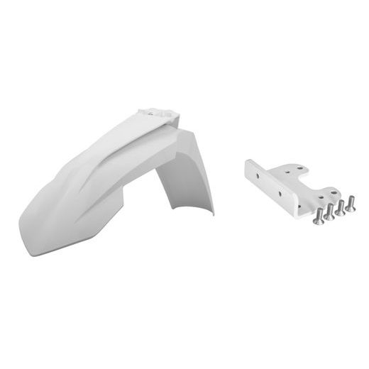 Prednji blatnik POLISPORT 90735 with adaptor bela
