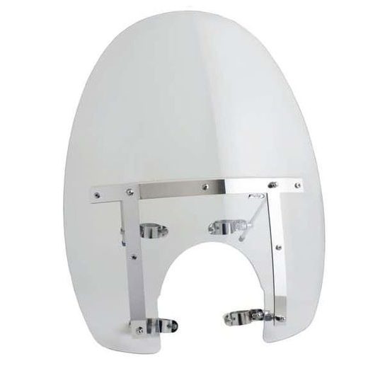 Windshield PUIG AMERICA II 6377W prozorna with kit especial