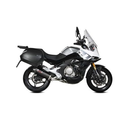 Dušilec (lonec) MIVV OVAL CF.002.LVC Black / Carbon cap for CF MOTO 650 MT (2021-2024); CF MOTO 700 MT (2021-2024)