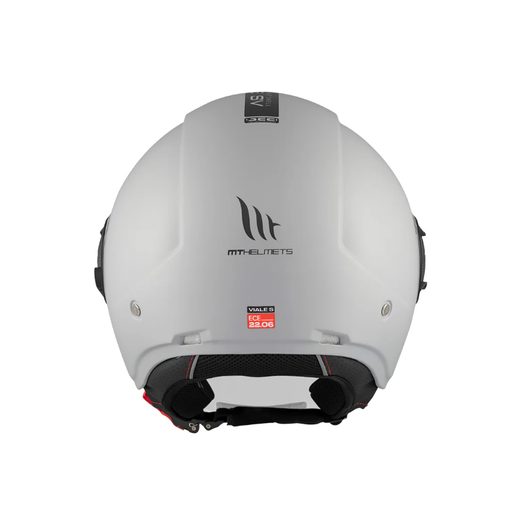 Jet čelada MT Helmets VIALE SV S SOLID A12 MATT GREY M