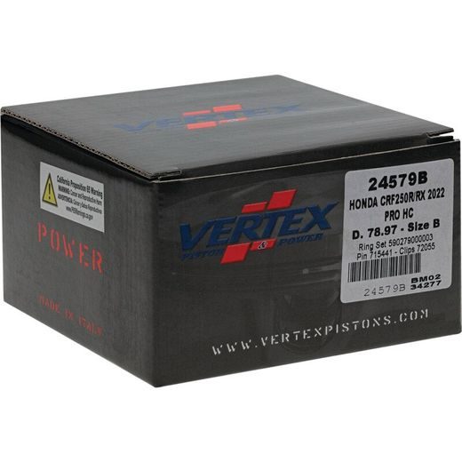 Complete piston VERTEX 24579B Cylinder 79, piston 78,97 mm (High compression)