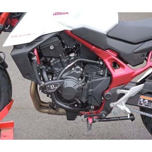 Engine guards RDMOTO CF166KDSL01K Črn (with protectors)