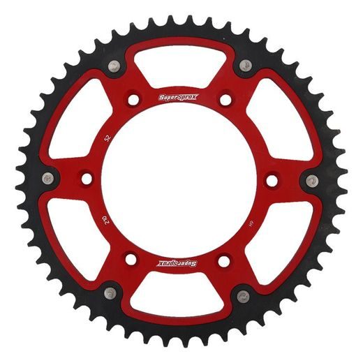 Rear sprocket SUPERSPROX STEALTH RST-210:52-RED rdeč 52T, 520