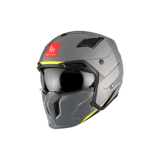 Helmet MT Helmets STREETFIGHTER SV S SOLID A22 GLOSS GREY XXL