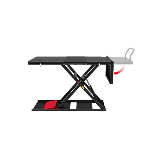Motorcycle lift LV8 NANO 600 SPLIT EN600HGSFE.TBK with electro-hydraulic unit črna