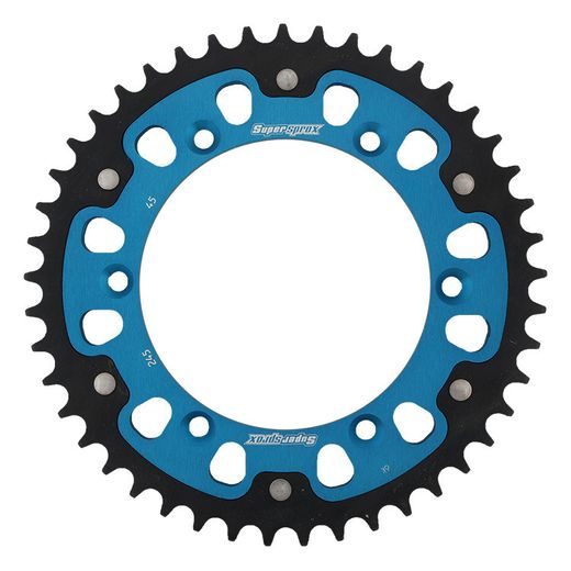 Zadnji verižnik (zobnik) SUPERSPROX STEALTH RST-245:45-BLU moder 45T, 520