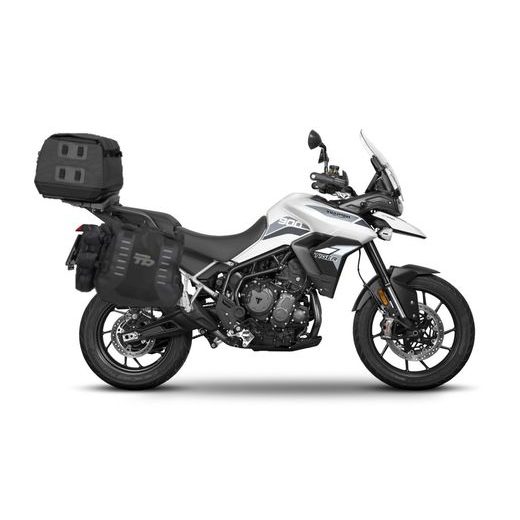 Set of SHAD TERRA TR40 adventure saddlebags and SHAD TERRA rear bag TR50, including mounting kit SHAD TRIUMPH TIGER 1200 GT/RALLY