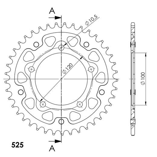 Verižni set D.I.D Chain - Zlat chain 525 VX, X-ring (X, NX, QX, XS), CHK front sprocket JT CHK rubber cushioned, CHK rear sprocket SUPERSPROX STEALTH za APRILIA RSV4 1000 RR 2016-2021