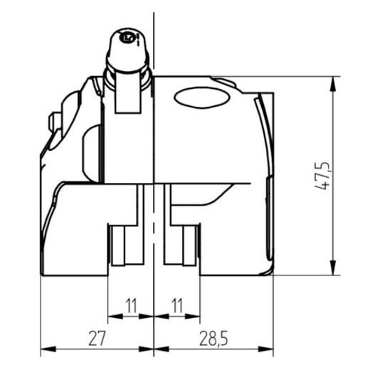 Radial brake caliper ACCOSSATO PZ014 for MiniGp, Pitbike and Scooters