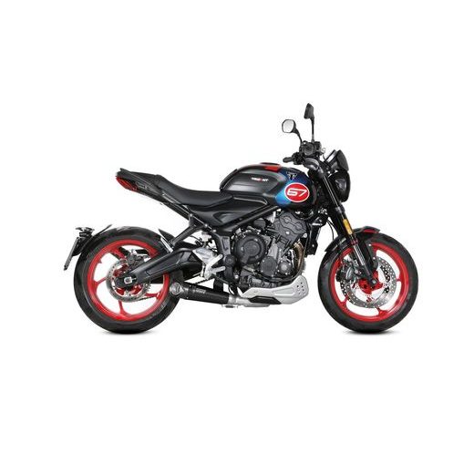 Full exhaust system 3x1 MIVV X-M5 T.029.SC5B Črn