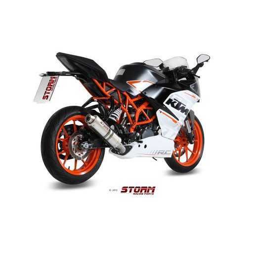 Celoten izpušni sistem 1x1 STORM GP KT.015.LXS Nerjaveče jeklo