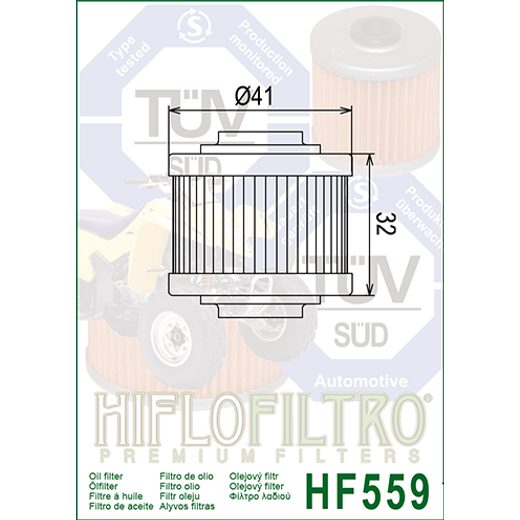 Oljni filter HIFLOFILTRO HF559