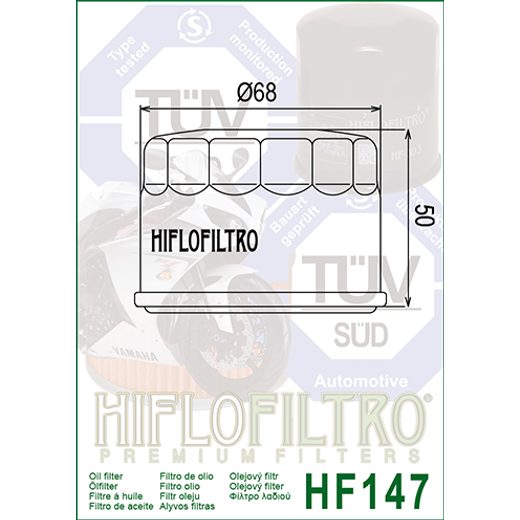 Oljni filter HIFLOFILTRO HF147