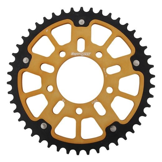 Zadnji verižnik (zobnik) SUPERSPROX STEALTH RST-7092:46-GLD zlata 46T, 525