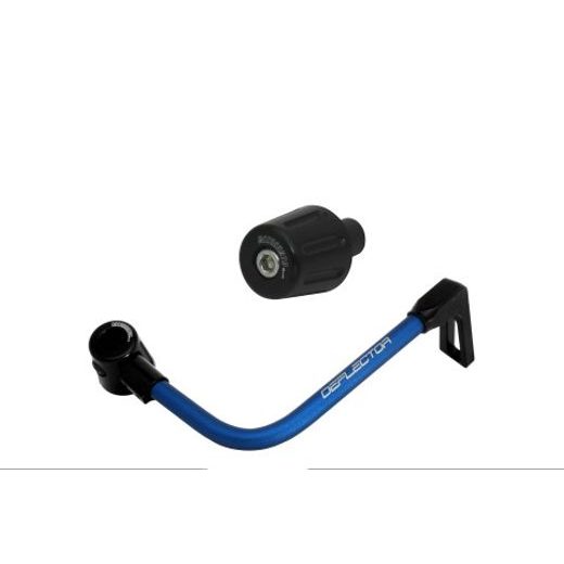 Lever guard in aluminium + left end ACCOSSATO DE004 with blue hose and joint right