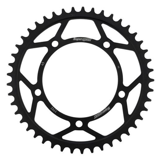 Zadnji verižnik (zobnik) SUPERSPROX RFE-1792:45-BLK črna 45T, 525