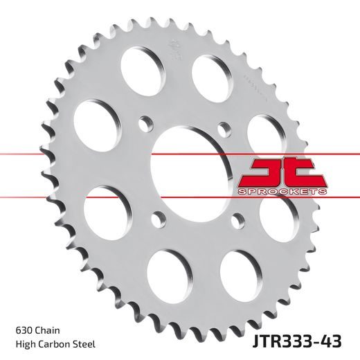 Zadnji verižnik (zobnik) JT JTR 333-43 43T, 630