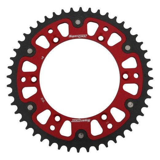 Rear sprocket SUPERSPROX STEALTH RST-1512:48-RED rdeč 48T, 520