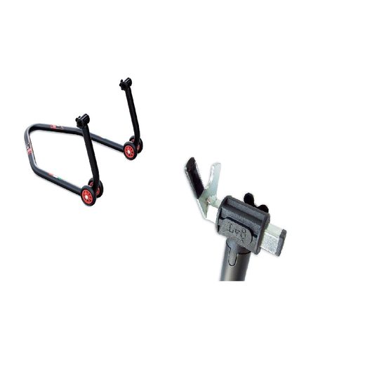 Universal rear stand LV8 DIAVOL E620D+E620/08C with V fork cursors kit