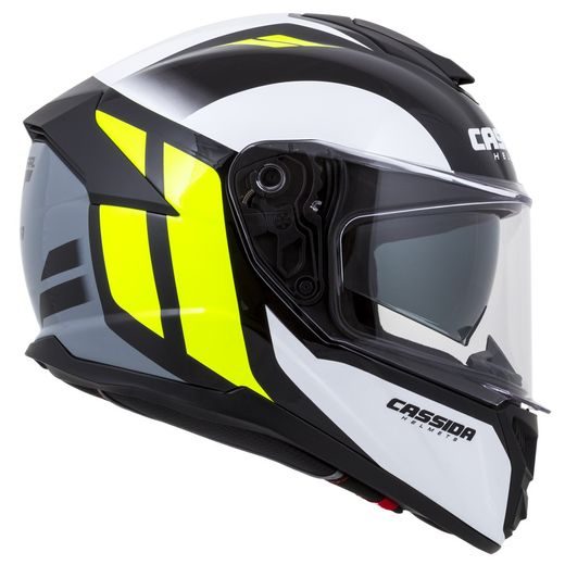 Integralna čelada CASSIDA Integral GT 2.0 Ikon white/ fluo yellow/ grey/ black S