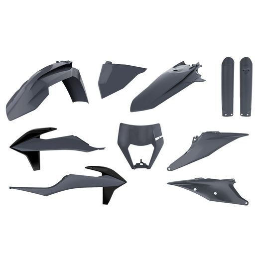 Set plastik POLISPORT 90917 nardo grey