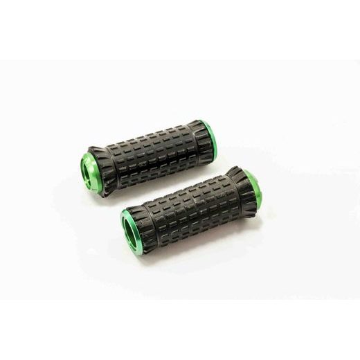Footpegs without adapters PUIG R-FIGHTER S 9193V zelena