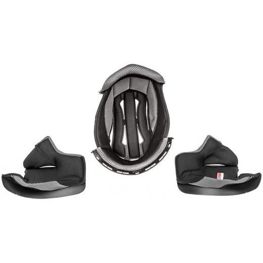 Cheek pads and hat liner CASSIDA CROSS CUP TWO/SONIC (black/grey) 2XL
