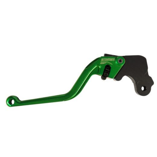 Clutch Lever ACCOSSATO ESC037 fixed CNC-worked aluminium, green