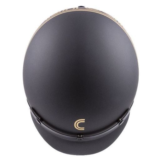 Jet čelada CASSIDA OXYGEN RONDO black matt / gold XS