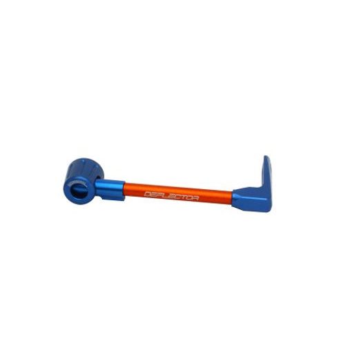Lever guard ACCOSSATO DE001 with orange hose and joint right, aluminium