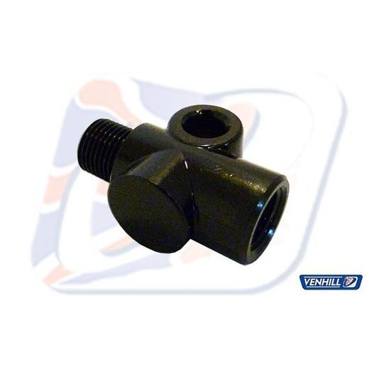 I-connector Venhill POWERHOSEPLUS 776/4/BLACK M10x1 1/8th BSP Črn