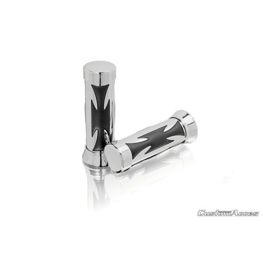 Ročaji (Gripi) CUSTOMACCES CRUZ DE MALTA PO0011J stainless steel d 25,4mm