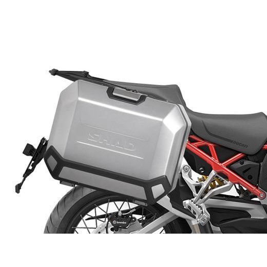 Komplet stranskih aluminijastih kovčkov z nosilci 36L/47L SHAD TERRA SHAD Ducati Multistrada 1200 V4