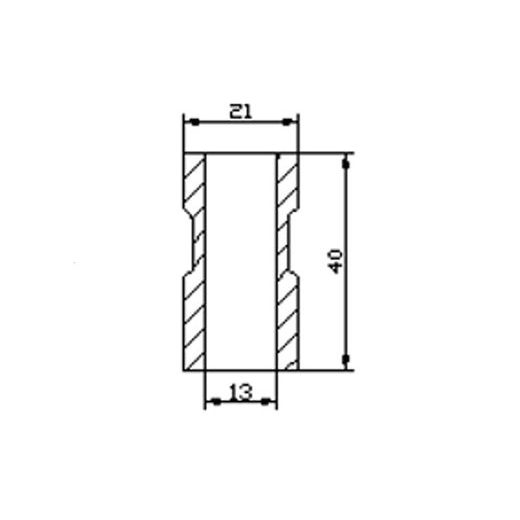 Mirror adaptor PUIG 9662N črna to bar end